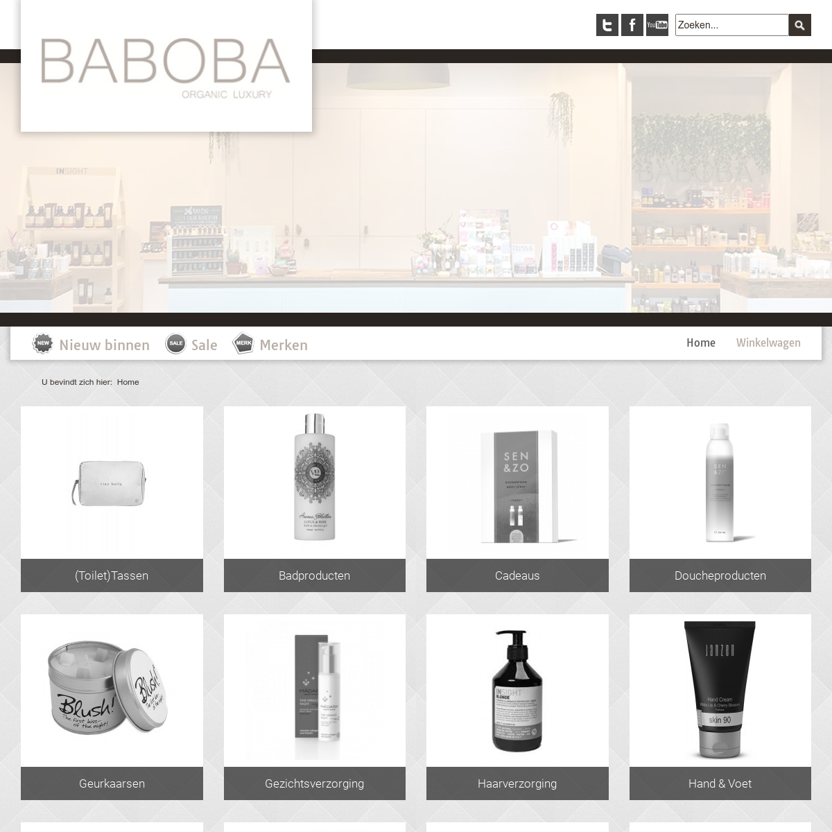 Welkom bij Baboba Organic Luxury homepage