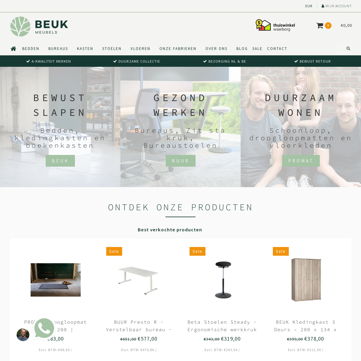 BEUK  Meubels homepage