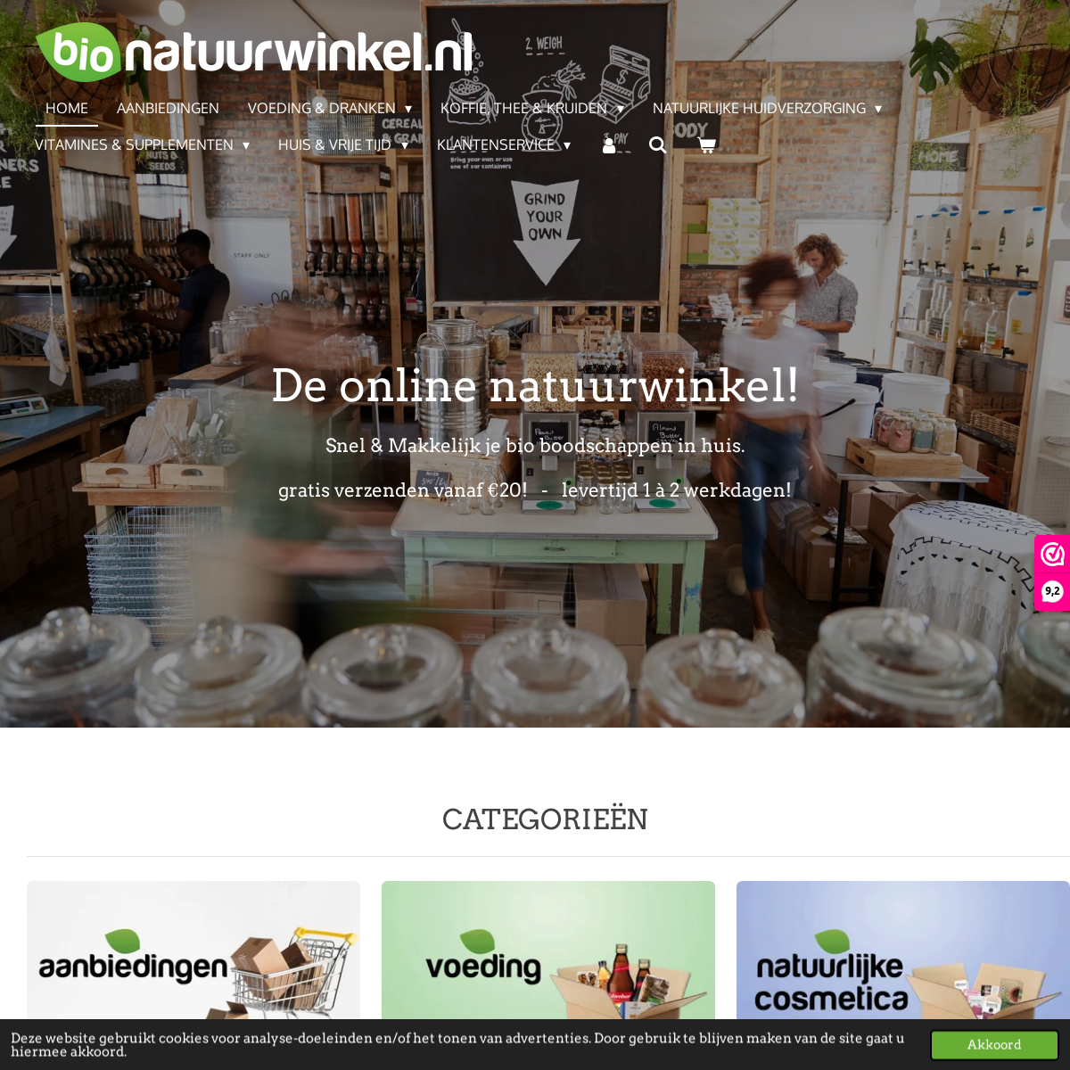 Bio-natuurwinkel.nl - Home homepage
