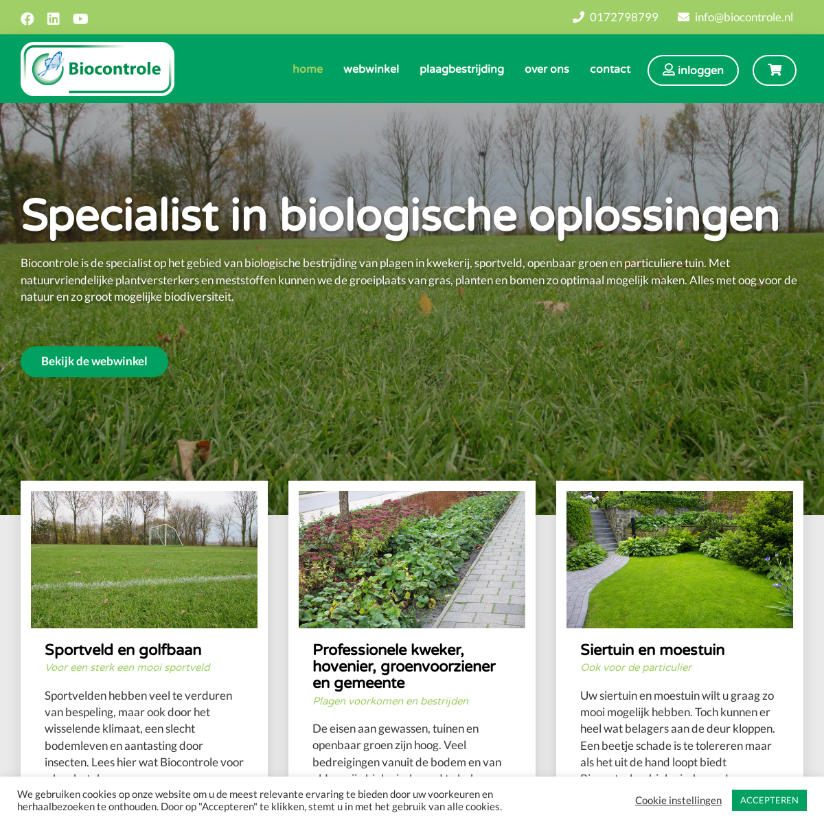 Biocontrole homepage