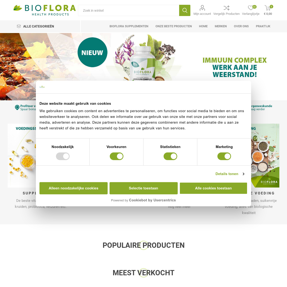 Gezondheid en Supplementen | Bioflora Health Products homepage